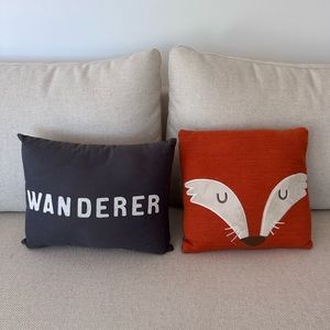 Kids accent pillows